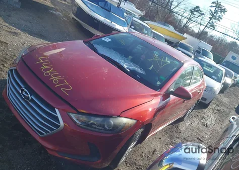 2017 Hyundai Elantra Se z USA, uszkodzony, nr VIN 5NPD74LF0HH139452